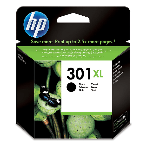 Tinteiro 301XL (Preto) - HP 