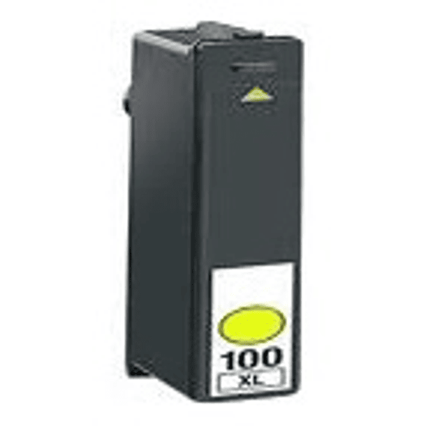 Tinteiro Compativel Lexmark 100 XL Amarelo 