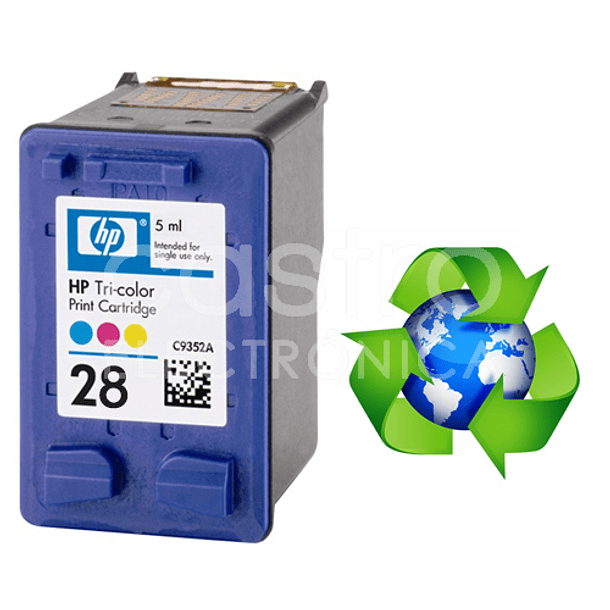 Tinteiro Reciclado HP nº28 Cores (C8728AE) 