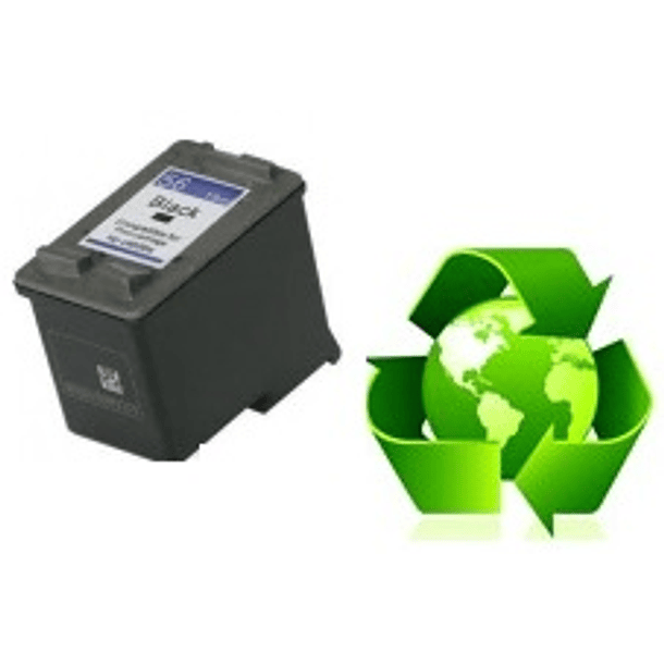 Tinteiro Reciclado HP nº56 Preto (C6656AE) 