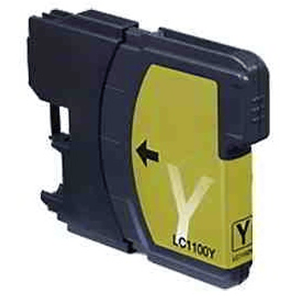 Tinteiro Compativel Brother LC980Y / 1100Y Amarelo 
