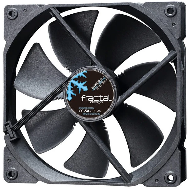 Ventoinha 140mm Dynamic X2 GP-14 1000RPM 3 Pinos (Preto) - FRACTAL DESIGN 1