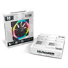 Ventoinha 120mm 1100RPM RGB PWM - NOX 4