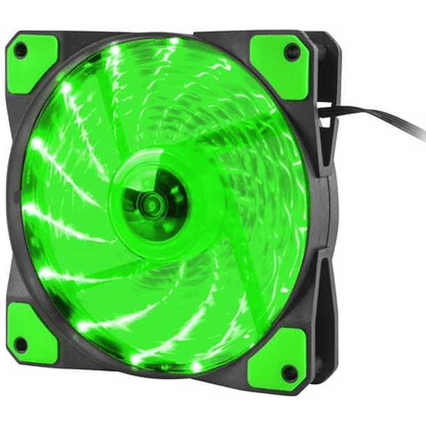 Ventilador Hydrion LED 120mm (Verde) - GENESIS 4