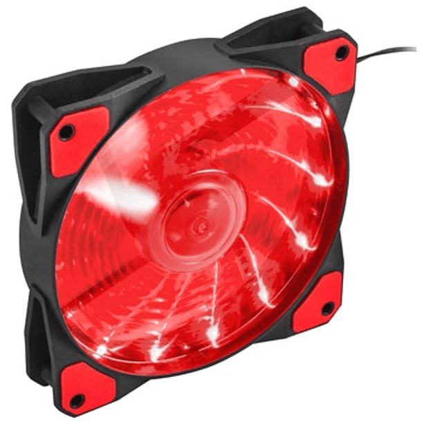 Ventilador Hydrion LED 120mm (Vermelho) - GENESIS 4