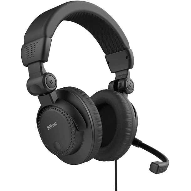 Ascultadores Headset Como c/ Microfone (Preto) - TRUST 2