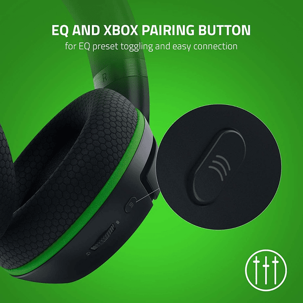 Auscultadores Headset Kaira p/ Xbox Wireless (Preto/Verde) - RAZER 4