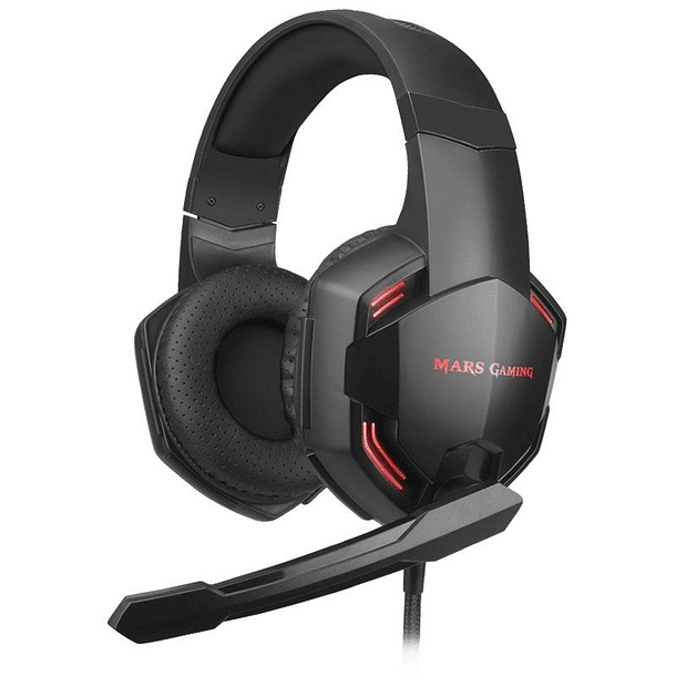 Auscultadores Headset Gaming Mars Gaming MHXPRO71 (Preto) 1