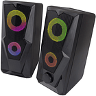 Colunas 2.0 Rainbow Baila 6W LED (Preto) - ESPERANZA 1