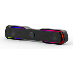 Coluna SoundBar 2.0 DHE-6002 Gaming RGB 6W - HP