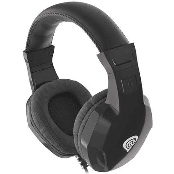 Ascultadores Headset Gaming Argon 100 c/ Microfone (Preto) - GENESIS 4