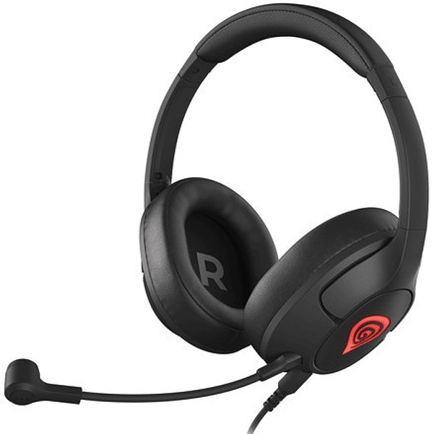 Ascultadores Headset Gaming Radon 800 c/ Microfone (Preto/Vermelho) - GENESIS 1