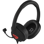 Ascultadores Headset Gaming Radon 800 c/ Microfone (Preto/Vermelho) - GENESIS 3