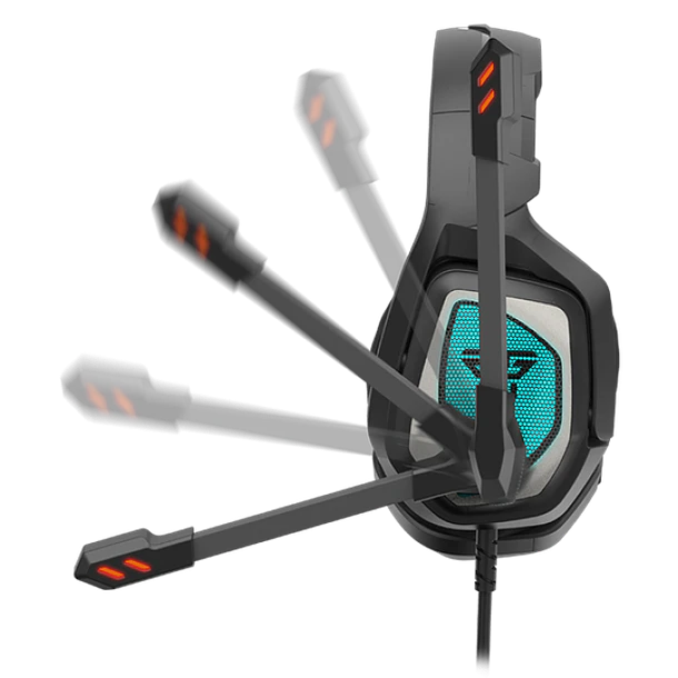 Auscultadores Headset Jade MH84 Multi-Plataforma RGB (Preto) - FANTECH 3