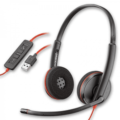 Auscultadores Headset Poly Blackwire C3220 USB-A - PLANTRONICS