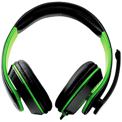 Auscultadores Headset GAMING c/ Microfone (Verde) - ESPERANZA