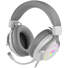 Auscultadores Headset Gaming Neon 750 RGB c/ Microfone (Branco) - GENESIS