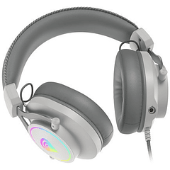 Auscultadores Headset Gaming Neon 750 RGB c/ Microfone (Branco) - GENESIS