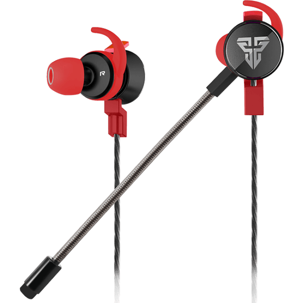 Auriculares In-Ear Scar EG2 Gaming Earplug Jack 3.5mm (Preto/ Vermelho) - FANTECH 1