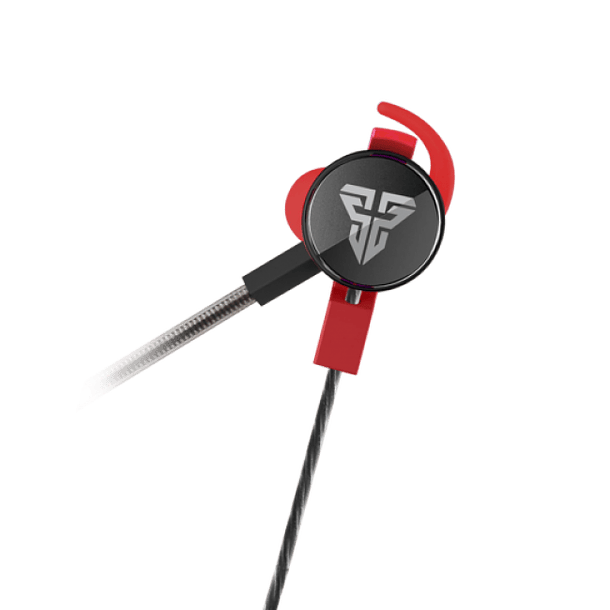 Auriculares In-Ear Scar EG2 Gaming Earplug Jack 3.5mm (Preto/ Vermelho) - FANTECH 2