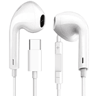 Auriculares c/ Microfone USB-C (Branco) - FIESTA 1