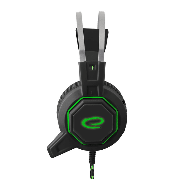Auscultadores Headset GAMING 7.1 Surround (Preto/Verde) - ESPERANZA 3