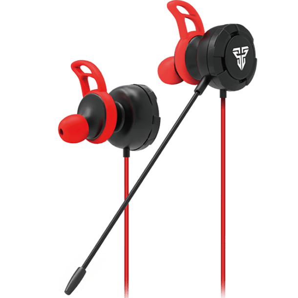 Auriculares In-Ear EG1 Gaming Earplug Jack 3.5mm (Preto/Vermelho) - FANTECH 1
