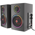 Colunas 2.0 Helium 300BT Bluetooth ARGB (Preto) - GENESIS 3