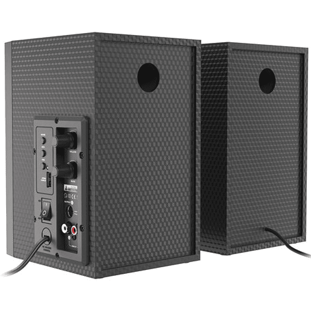 Colunas 2.0 Helium 300BT Bluetooth ARGB (Preto) - GENESIS 4