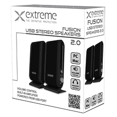 Colunas 2.0 Stéreo USB (Extreme Fusion) - ESPERANZA