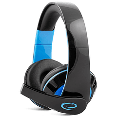 Auscultadores Headset GAMING c/ Microfone (Azul) - ESPERANZA