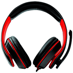 Auscultadores Headset GAMING c/ Microfone (Vermelho) - ESPERANZA