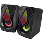 Colunas 2.0 Rainbow Boogie 5W LED (Preto) - ESPERANZA 1