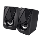 Colunas 2.0 Rainbow Boogie 5W LED (Preto) - ESPERANZA 2