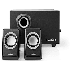 Colunas 2.1 c/ Subwoofer Stéreo 33W - NEDIS