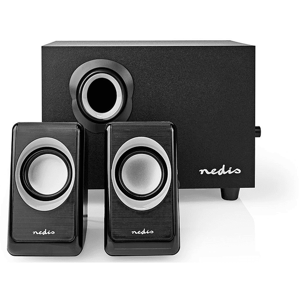 Colunas 2.1 c/ Subwoofer Stéreo 33W - NEDIS 1