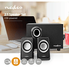 Colunas 2.1 c/ Subwoofer Stéreo 33W - NEDIS 2