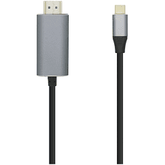 Cabo Conversor USB C Macho - HDMI Macho (80cm) - AISENS