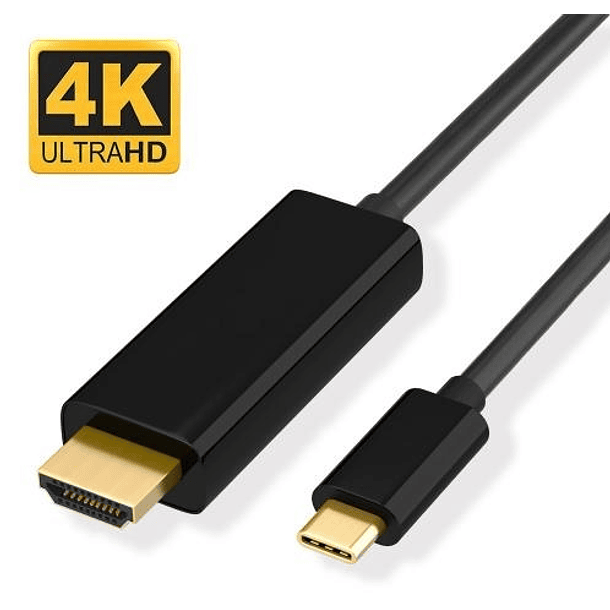 Cabo Conversor 4K USB C 3.1 Macho -> HDMI A Macho (1,8 mts) 