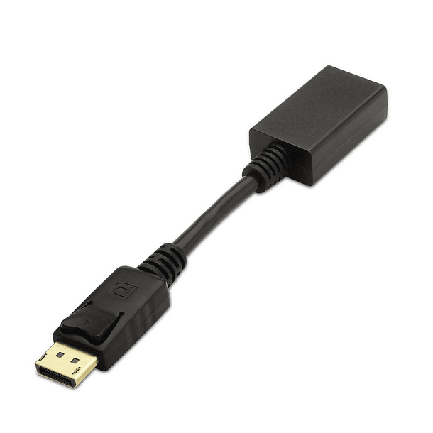 Conversor DisplayPort Macho -> HDMI Fêmea (Preto) - AISENS 2