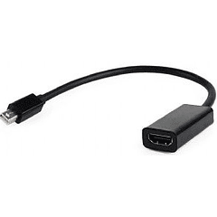 Conversor Mini Displayport Macho ->HDMI Femea - GEMBIRD