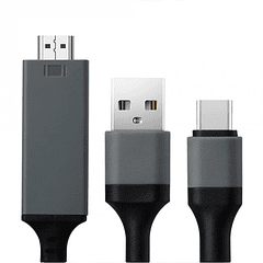 Cabo Conversor USB Tipo-C Macho -> HDMI Macho