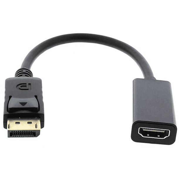 Conversor DisplayPort Macho -> HDMI Femea (20cm) 