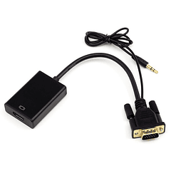 Conversor VGA + Audio p/ HDMI