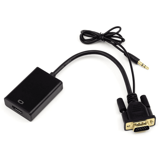 Conversor VGA + Audio p/ HDMI 1
