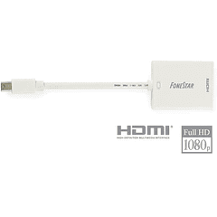 Conversor Mini DisplayPort Macho -> HDMI Femea