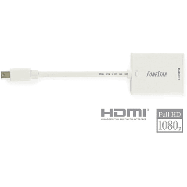 Conversor Mini DisplayPort Macho -> HDMI Femea 1