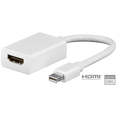 Conversor Mini DisplayPort Macho -> HDMI Femea