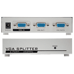 Splitter VGA 2 Portas c/ Alimentação - Nanocable