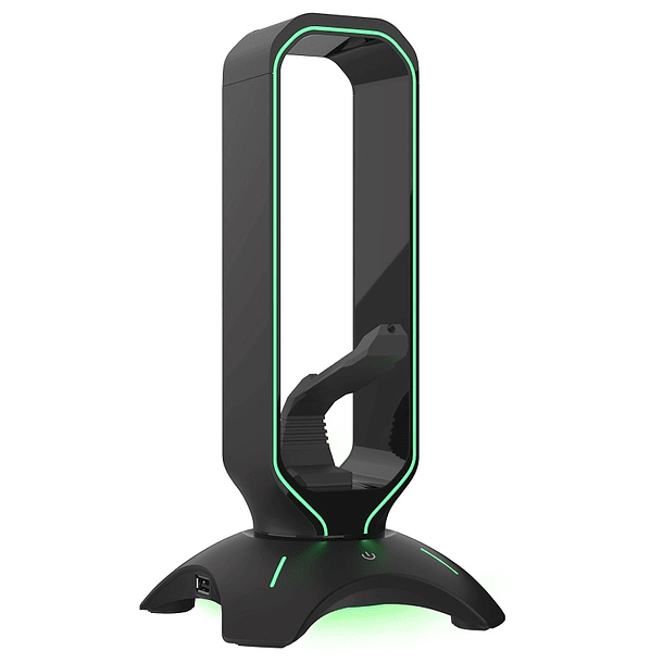Stand p/ Auscultadores Headset Vanad 500 LED (Preto) - GENESIS 1